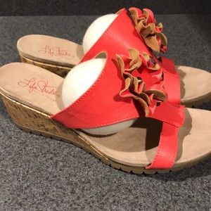 Lifestride coral wedges 8.5 New